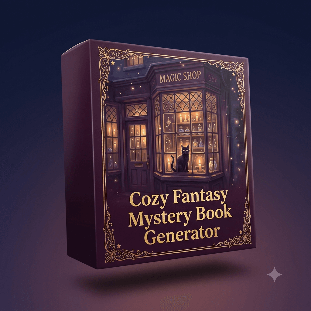 Cozy Fantasy Mystery Book Generator Review: Break Into KDP’s Fastest-Growing Fiction Niche With a Finished Book